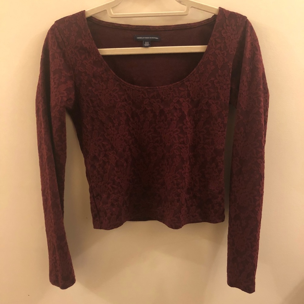 NWT Long sleeve crop top